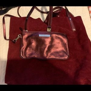 Tiffany tote bag with detachable pouch